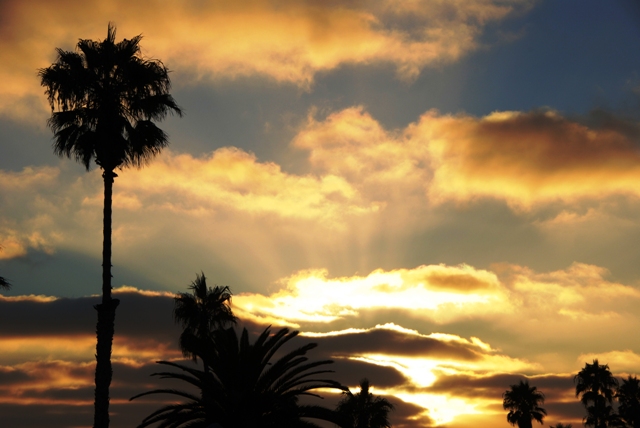 Sunset on August 20, 2008