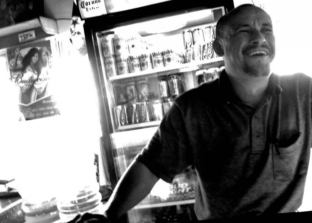 Paco at the La Salina bar.