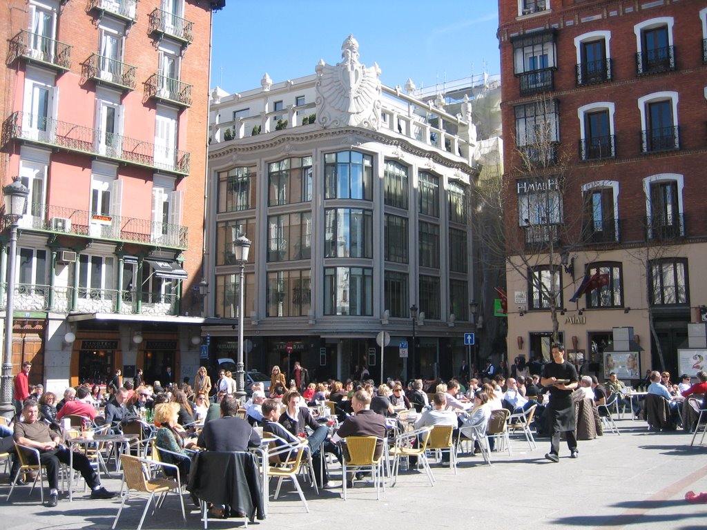 Plaza-de-santa-ana-Madrid-Spain Plaza de santa ana Madrid Spain1 Five Hot Spots in Madrid, Spain for 2011.