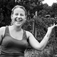 Anna just got injured but you'd never know it. Having a good sense of humor is key to enjoying life on the farm.