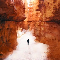 Sarah-hiking-Wall-Street-in-Navajo-Loop-Trail-in-Bryce-Canyon-National-Park-Utah-smallerforBnB
