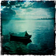 A boat in Thessaloniki, Greece.