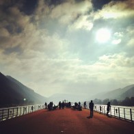 The sun deck on our Gate1 Travel Danube river cruise.
